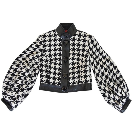 Dolce & Gabbana Houndstooth Cropped Jacket - Picture 12 of 12